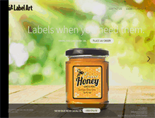 Tablet Screenshot of labelart.com